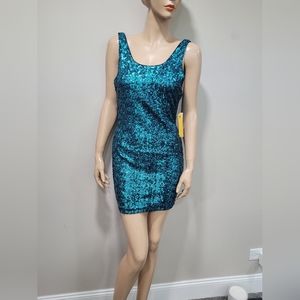 NWT Alice + Olivia blue dress